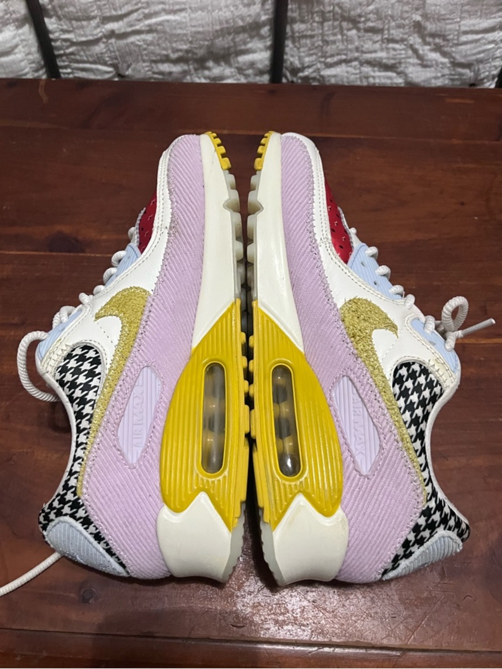 Nike Air Max 90 Patchwork Scrap SE Multi-Color Women’s Size 10 - Picture 6 of 14